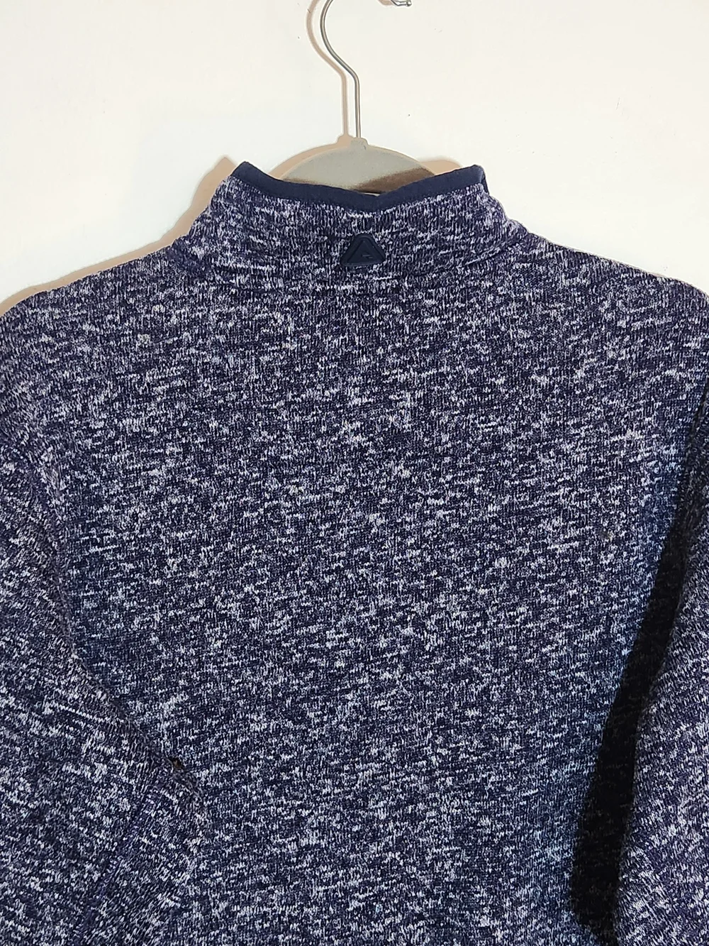 Antigua Memphis Grizzlies Heathered Navy Quarter Zip Pullover Size Large